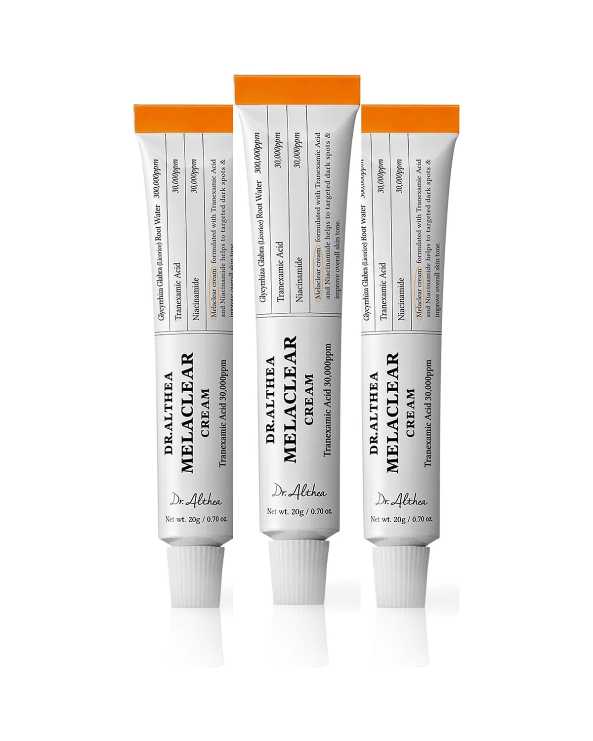 Dr.Althea · Melaclear Cream · paquete de 3 piezas