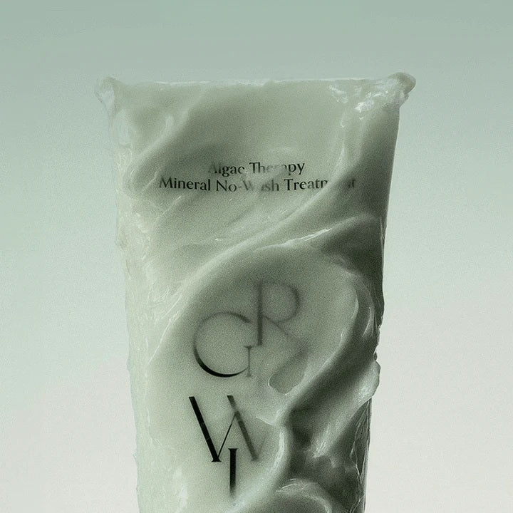 Growus · Algae Therapy No-wash Treatment · textura
