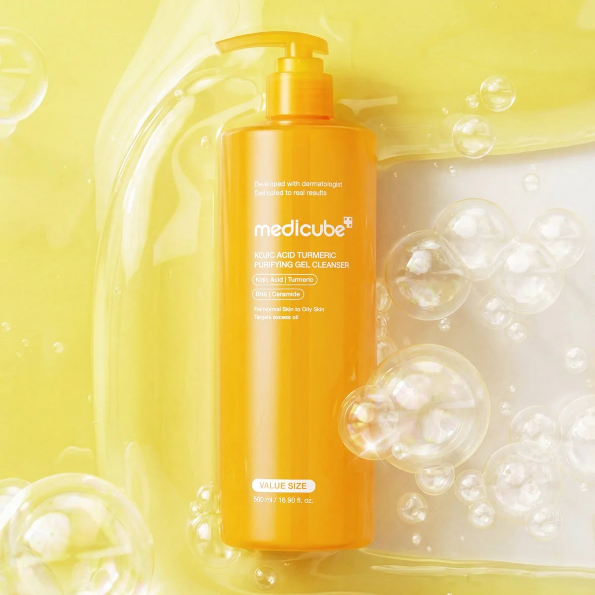 Kojic Acid Turmeric Gel To Foam Cleanser (Limpiador Facial Iluminador)