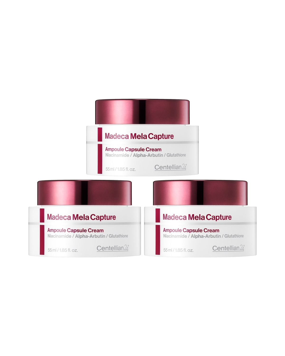 Centellian24 · Mela Capture Ampoule Capsule Cream · paquete de 3 piezas