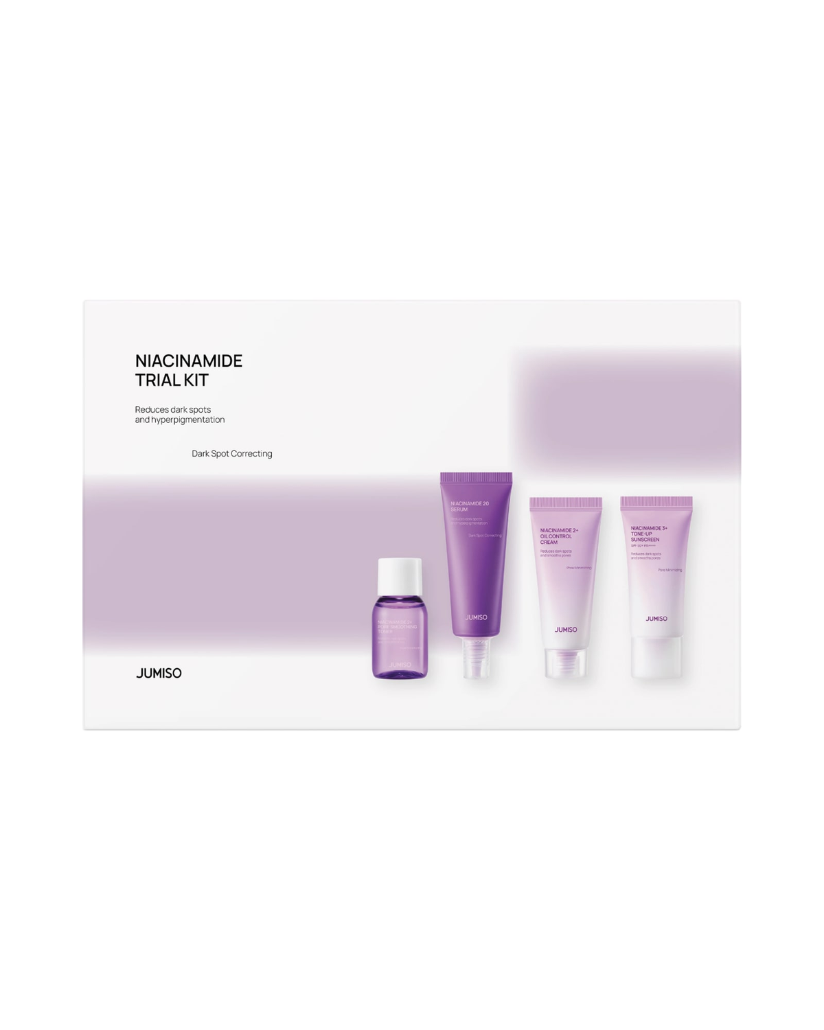 Jumiso · Niacinamide Trial Kit 4 piezas · 4 piezas tamaño pequeño