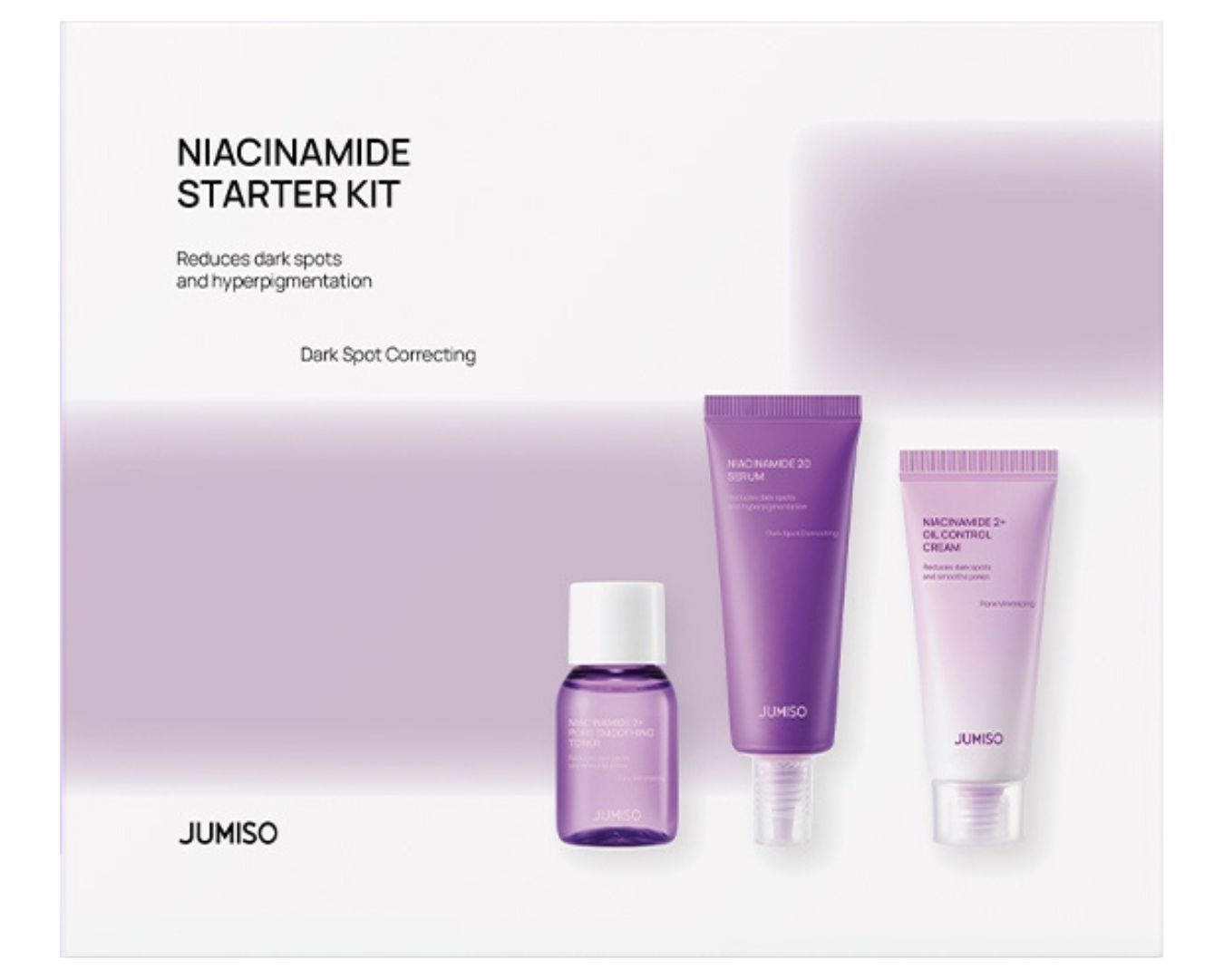 Jumiso Niacinamide Starter Kit 3 piezas (Kit Para Empezar)