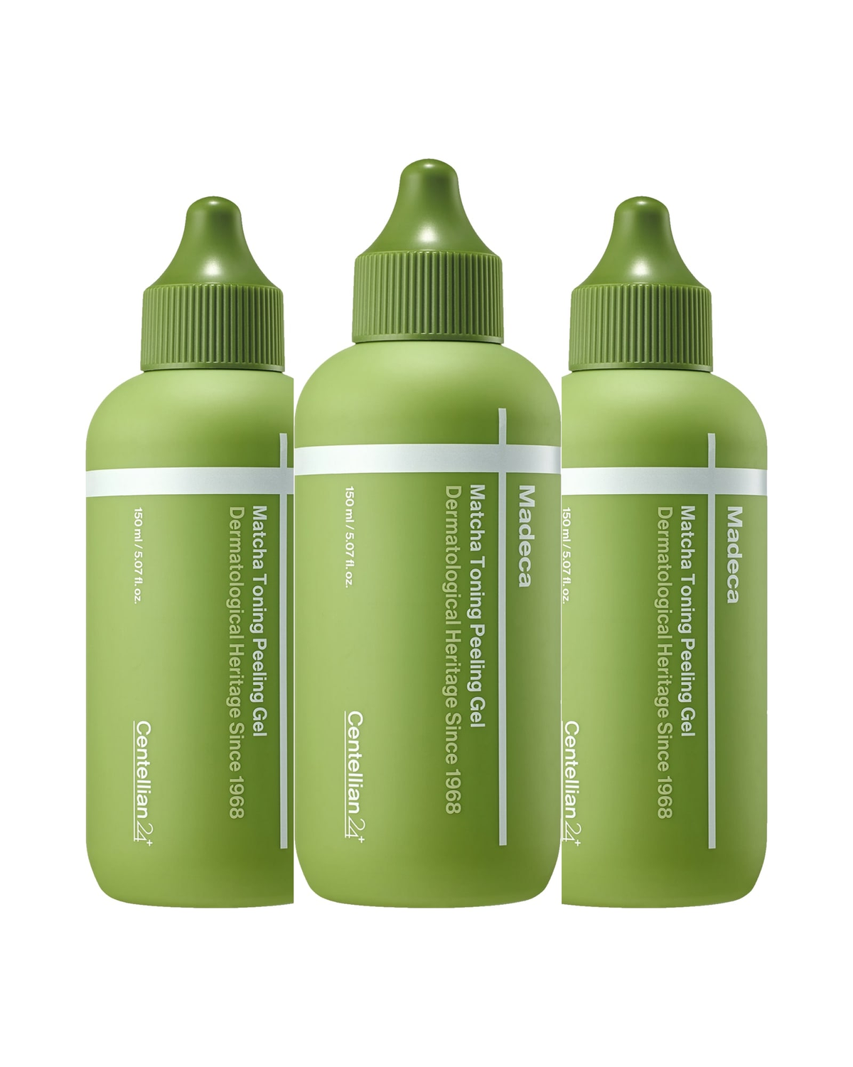 Centellian24 · Madeca Matcha Toning Peeling Gel · paquete de 3 piezas