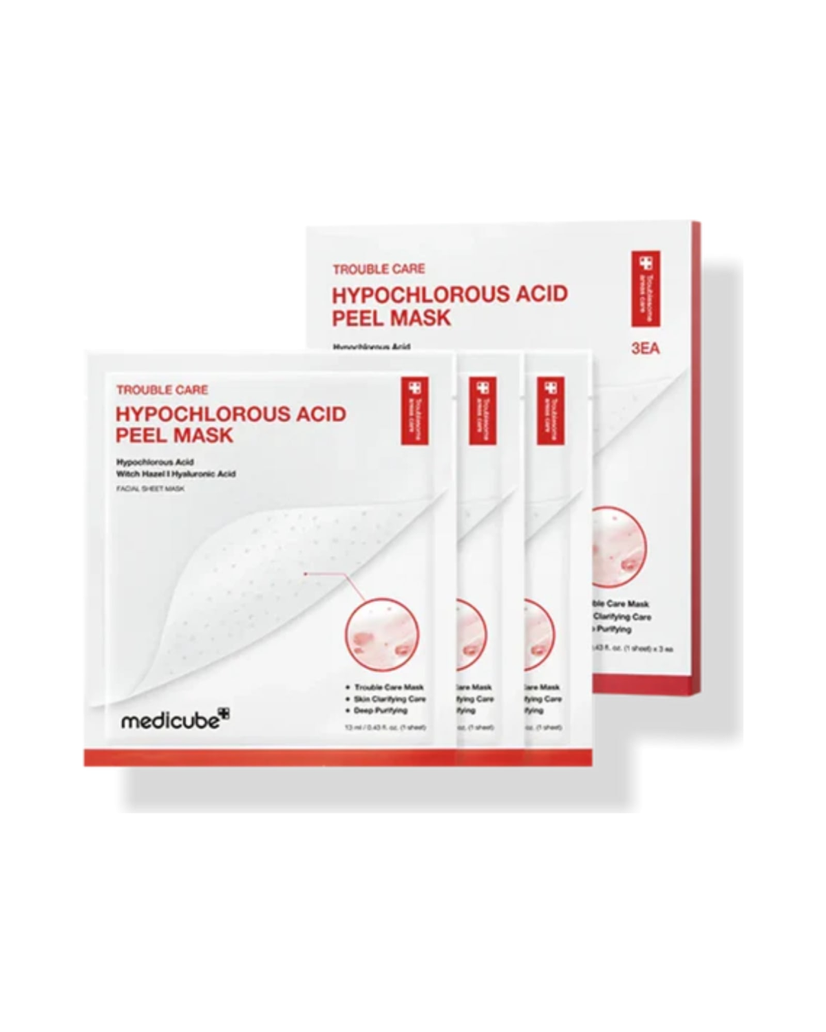 Medicube · Hypochlorous Acid Peel Mask · Mascarilla en hoja (sheet mask)
