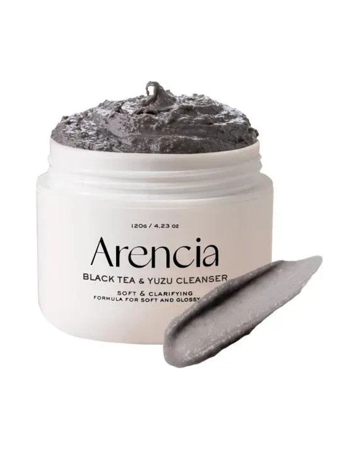 Arencia · Black Tea & Yuzu Rice Mochi Cleanser · 120 g