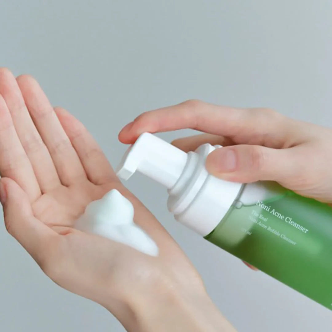 The Real Noni Acne Bubble Cleanser (Limpiador en Espuma para Acné)