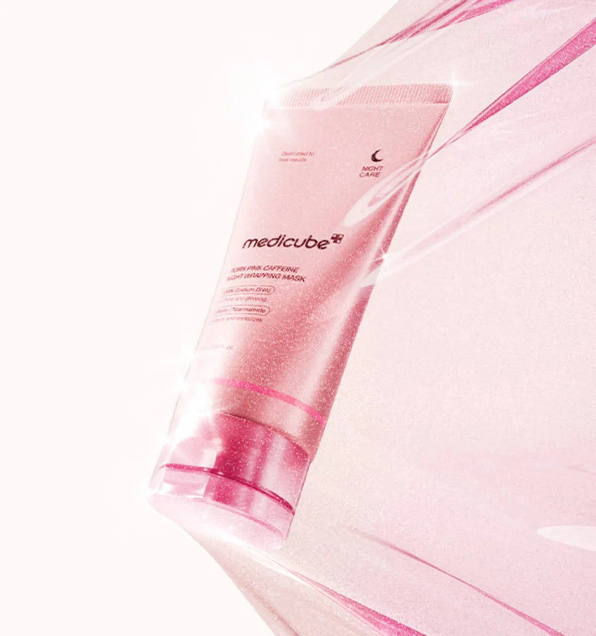 PDRN Pink Caffeine Night Wrapping Mask (Mascarilla de Noche con Cafeína)