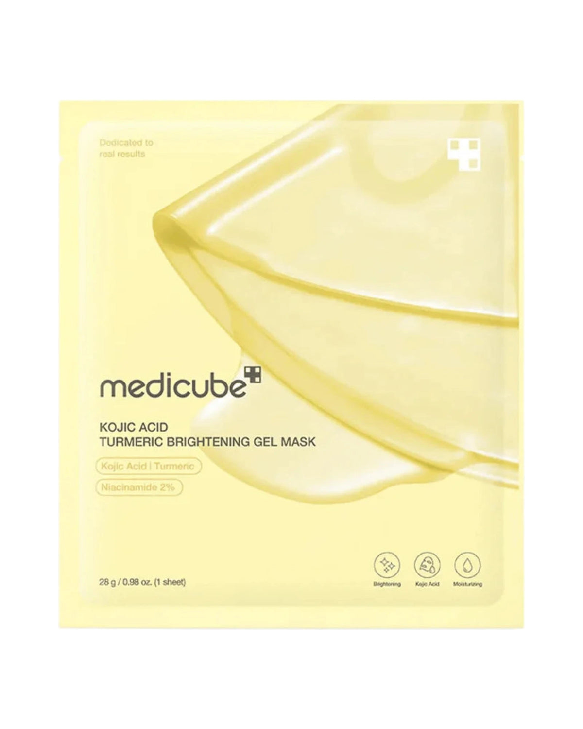 Medicube · Kojic Acid Turmeric Brightening Gel Mask · 28 g