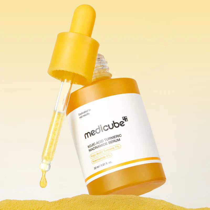 Kojic Acid Turmeric Duo: Toning Cleanser + Serum - 2 duos (Kit Limpieza Hidratante)