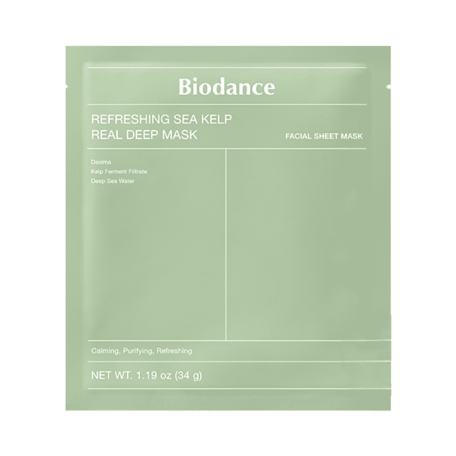 Refreshing Sea Kelp Real Deep Mask (Mascarilla Calmante y Purificante)