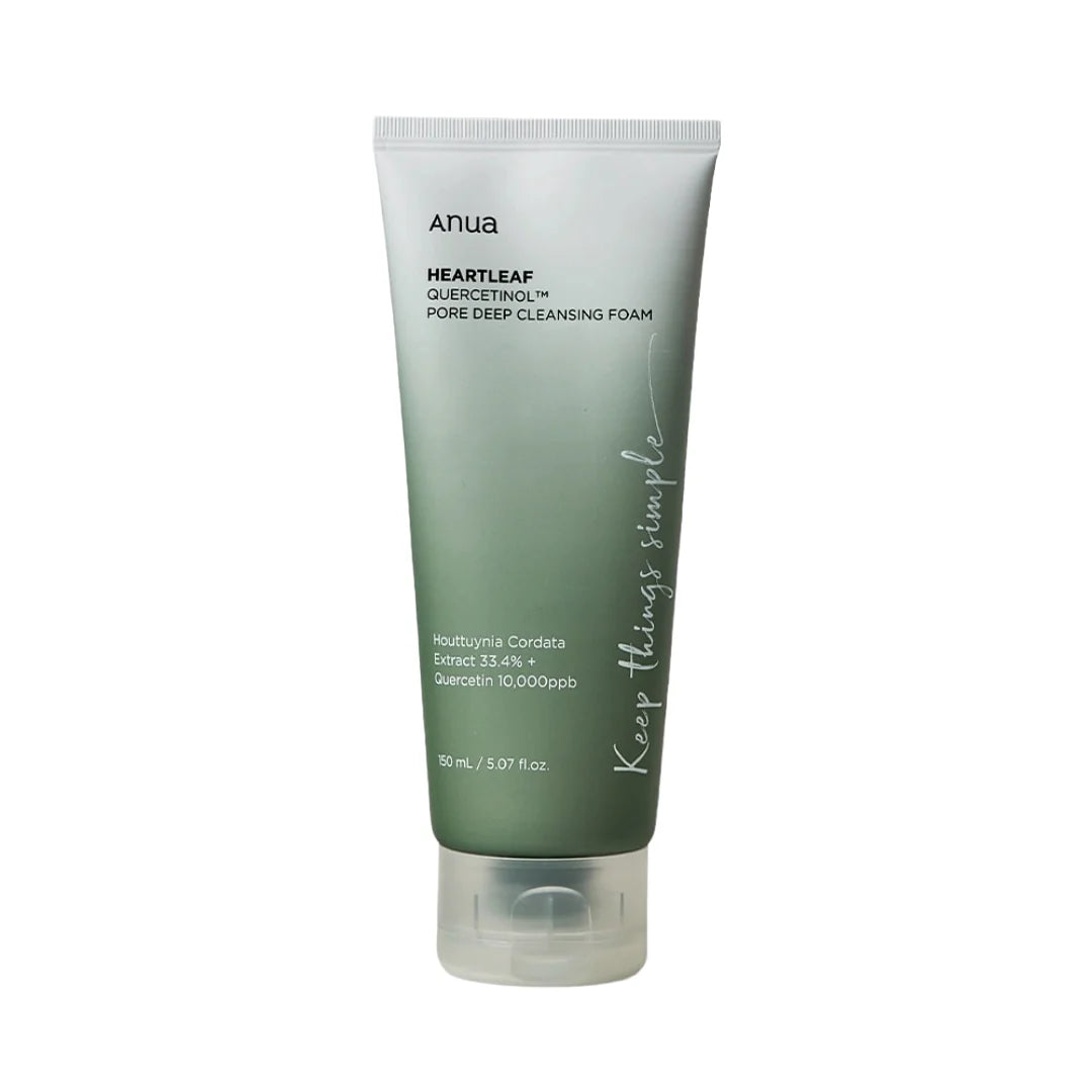 Anua · Heartleaf Quercetinol Cleansing Foam · 150 ml