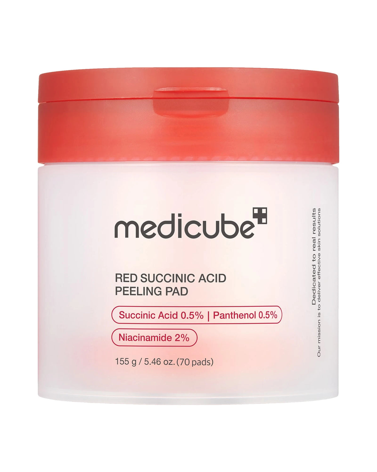 Medicube · Red Succinic Acid Peeling Pad · 155 g / 70 pzas