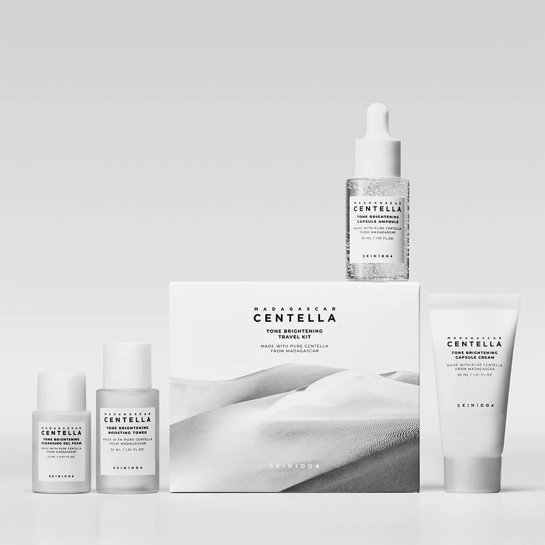 Madagascar Centella Tone Brightening Travel Kit (Kit de Viaje Iluminador)
