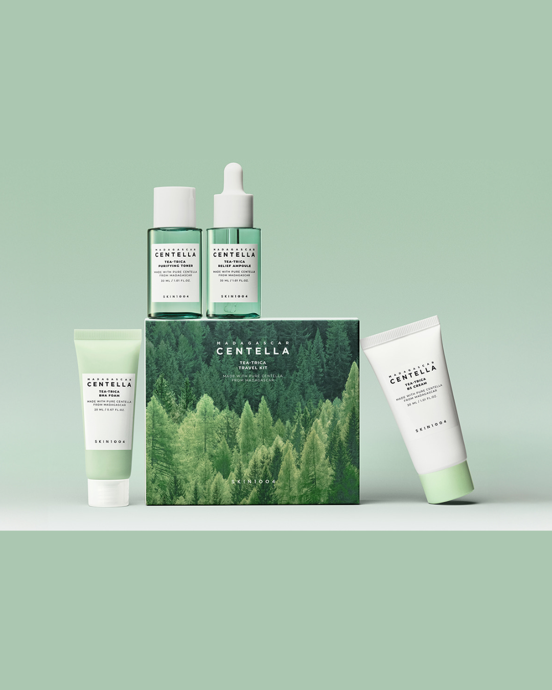 Madagascar Centella Tea-Trica Travel Kit (Kit de Viaje Calmante)