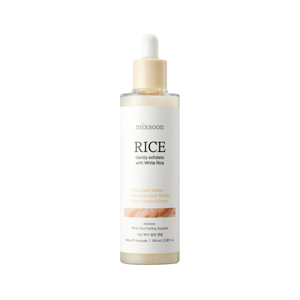 Mixsoon · White Rice Peeling Ampoule · 100 ml