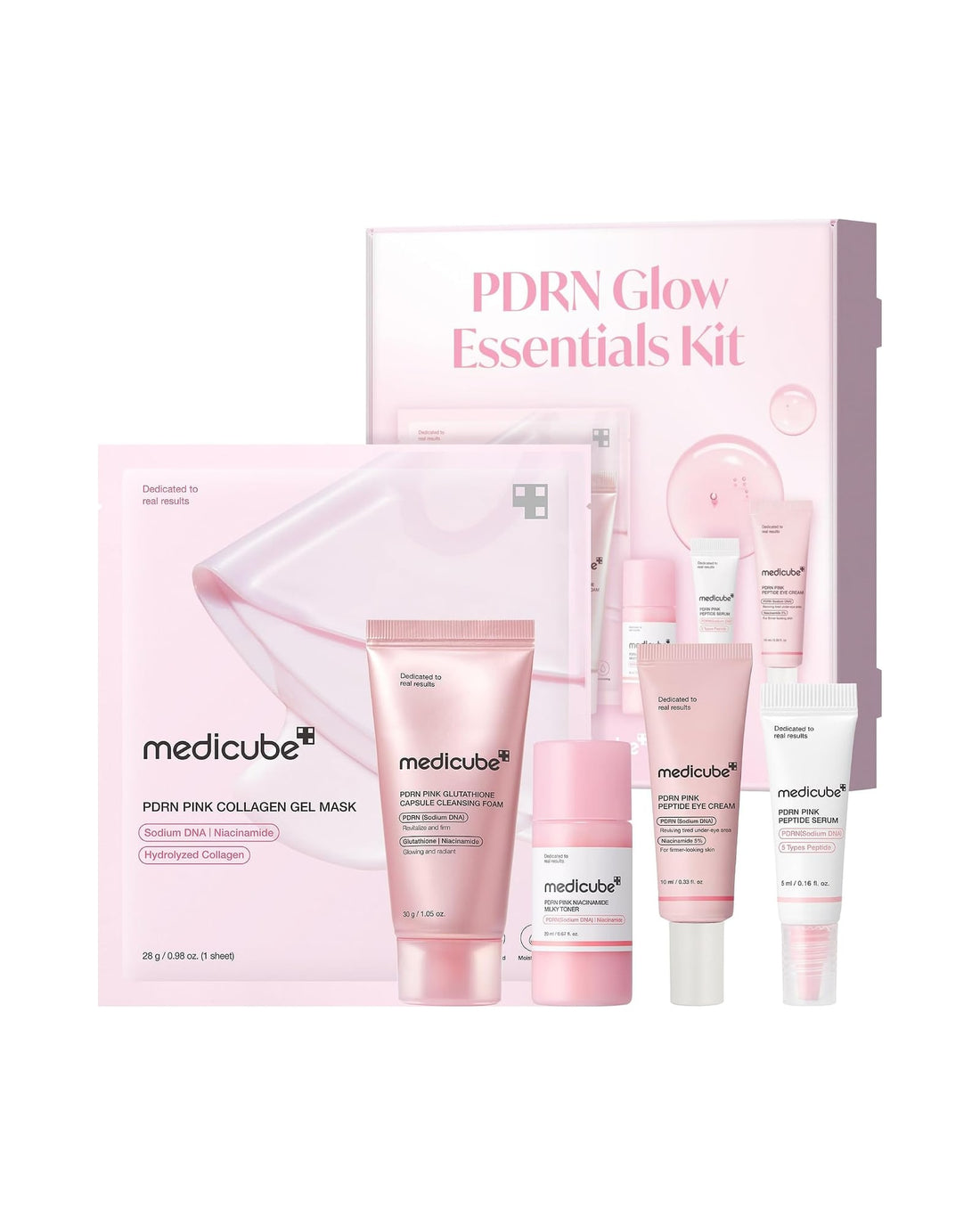 Medicube · PDRN Glow Essentials Kit · Kit de 5 piezas