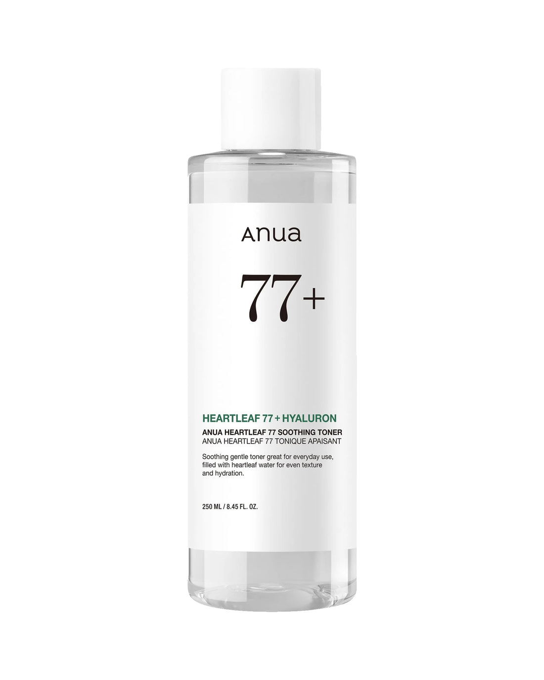 Anua · Heartleaf 77% Soothing Toner · 250 ml