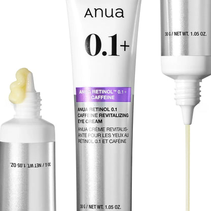 Retinol 0.1 Caffeine Revitalizing Eye Cream (Crema de Ojos Antiedad)