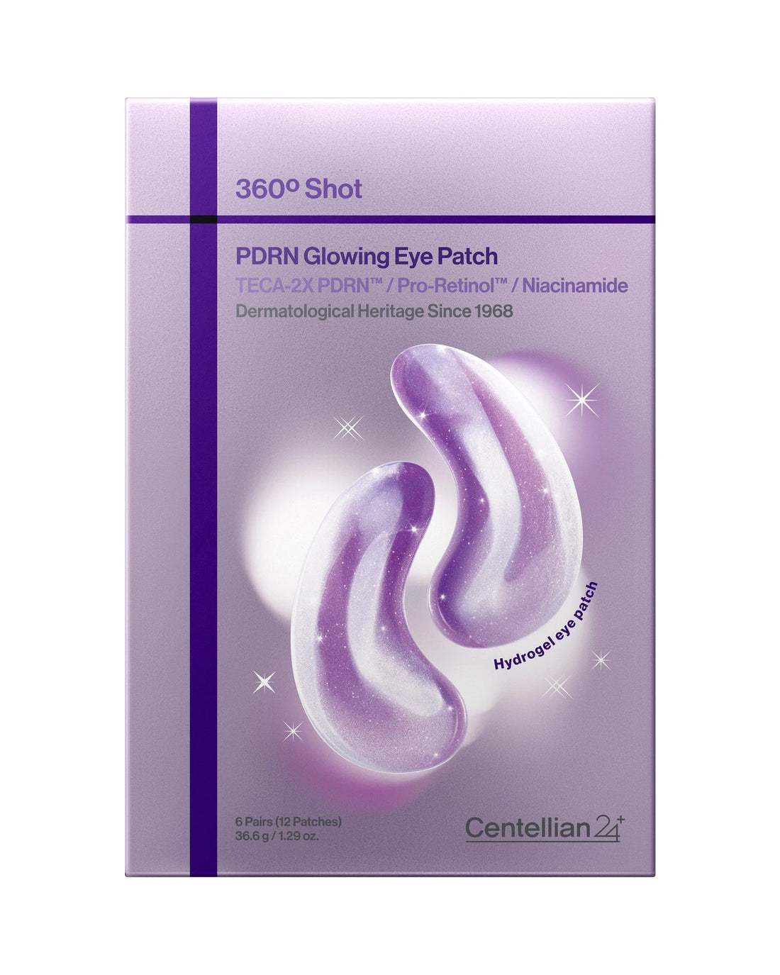 Centellian24 · 360º Shot PDRN Glowing Eye Patch · 6 pares