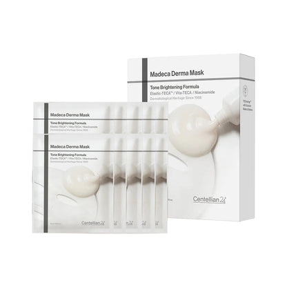 Centellian24 · Madeca Derma Mask Tone Brightening Formula · 25 ml x 10 pzas