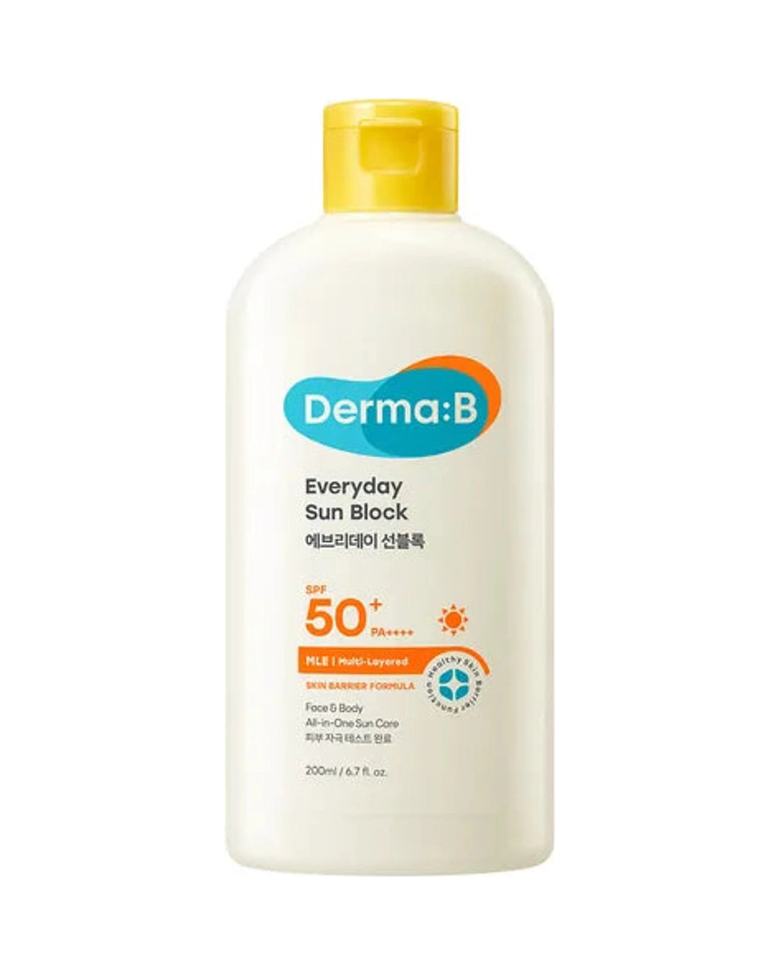 Derma:B · Everyday Sun Block SPF50+ PA++++ · 200 ml