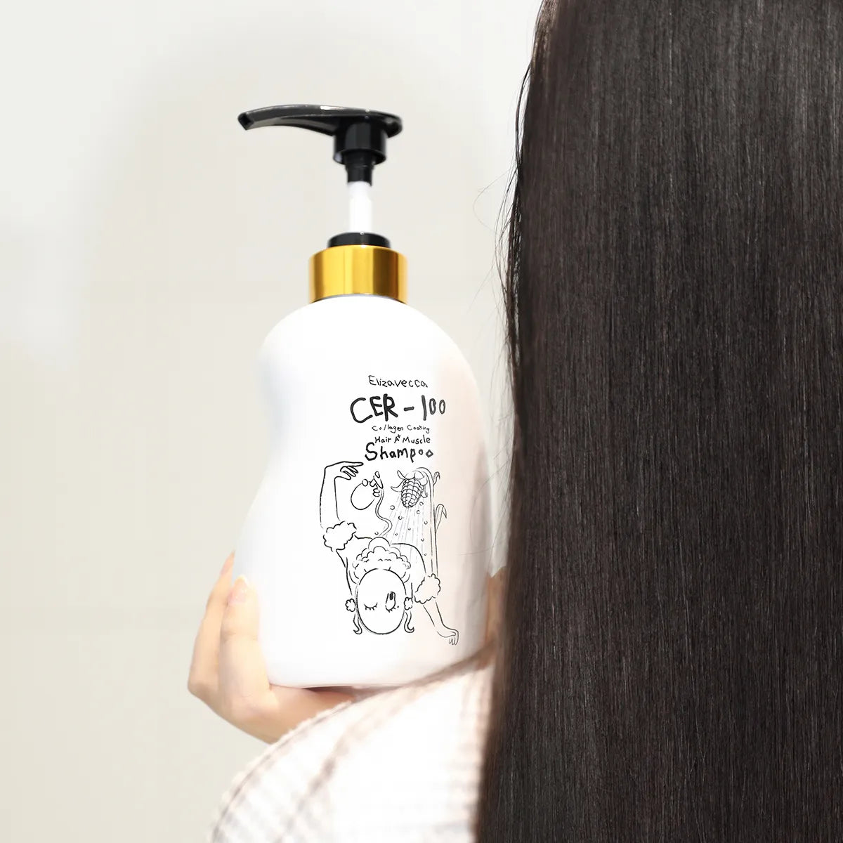 Elizavecca · CER-100 Collagen Coating Hair Muscle Shampoo · textura