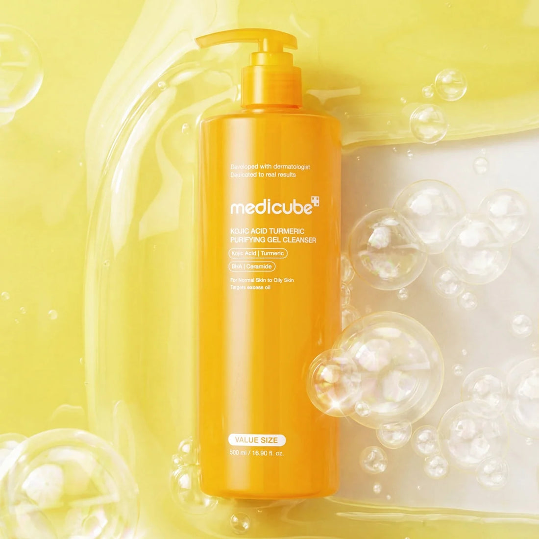 Kojic Acid Turmeric Gel To Foam Cleanser (Limpiador Facial Iluminador)