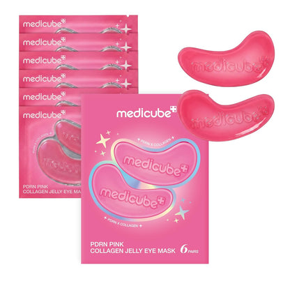 PDRN Pink Collagen Jelly Eye Mask (Parches de Hidrogel para Ojos)