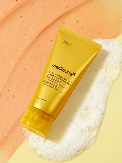 Kojic Acid Turmeric Vita Capsule Cleansing Foam (Espuma Limpiadora Iluminadora)