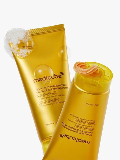 Kojic Acid Turmeric Vita Capsule Cleansing Foam (Espuma Limpiadora Iluminadora)