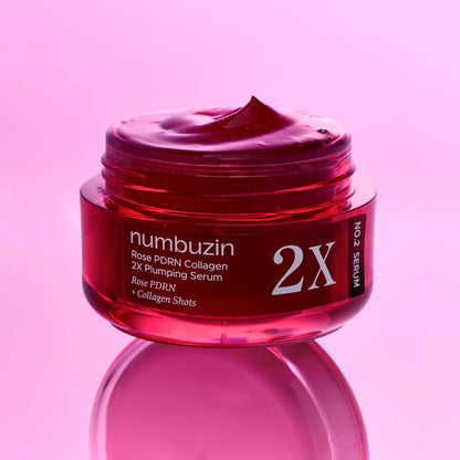 No.2 Rose PDRN Collagen 2X Plumping Serum (Suero Reafirmante Concentrado)