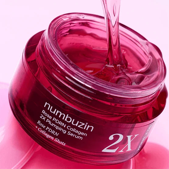 Numbuzin · No.2 Rose PDRN Collagen 2X Plumping Serum · textura