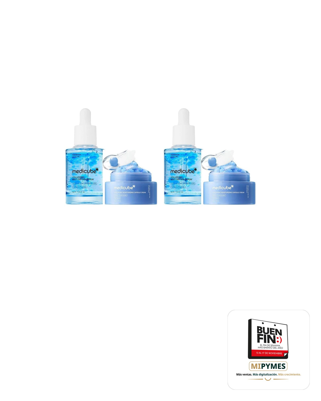 Medicube · Hyaluronic Duo: Serum + Capsule Cream · paquete de 2 duos