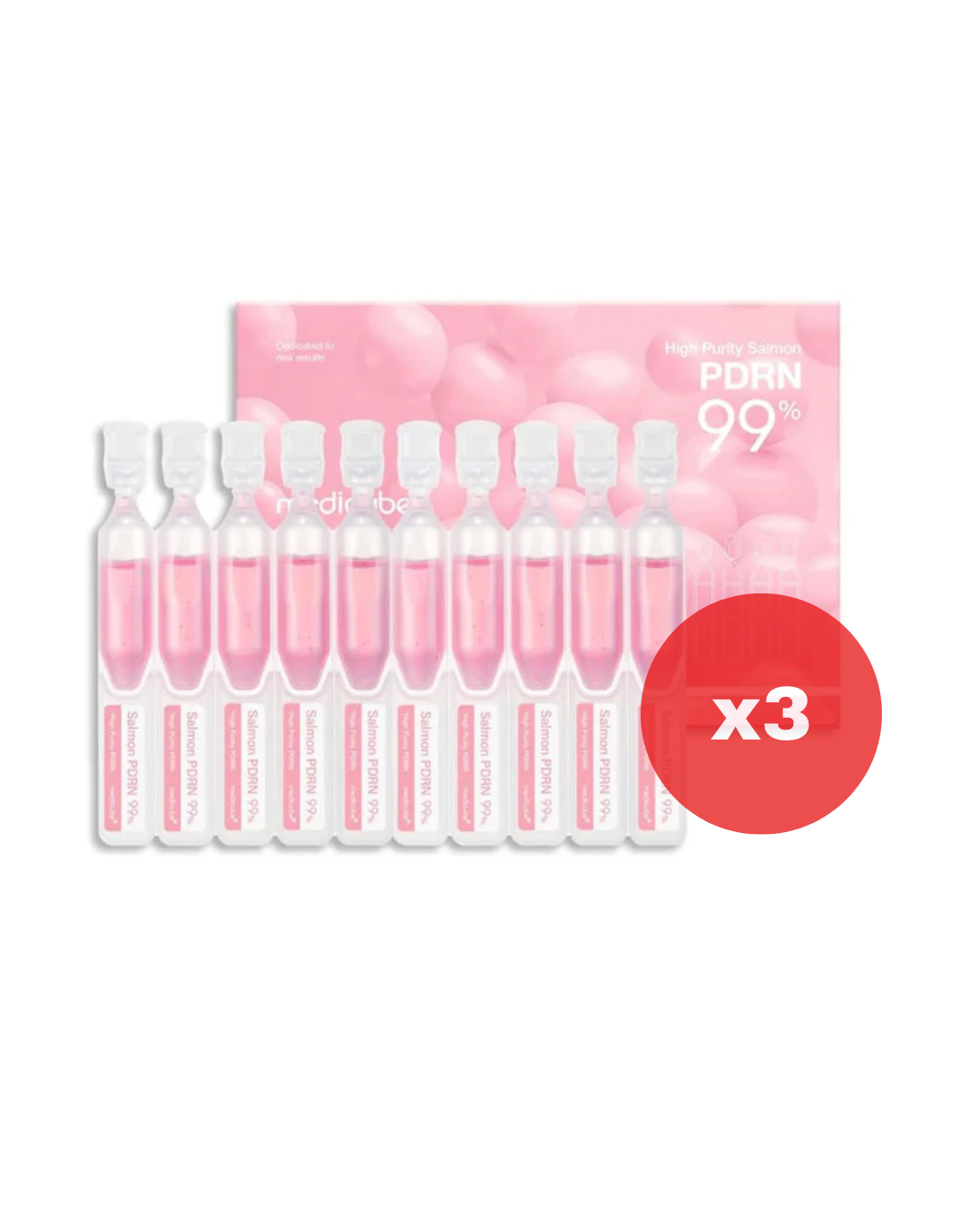 PDRN Pink One Day Serum - 3 pzas (Suero Reafirmante y Reparador)
