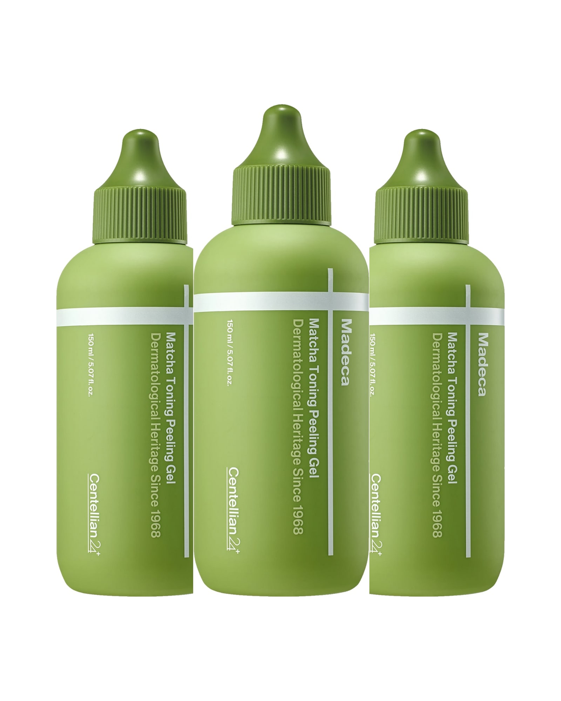 Centellian24 · Madeca Matcha Toning Peeling Gel · paquete de 3 piezas