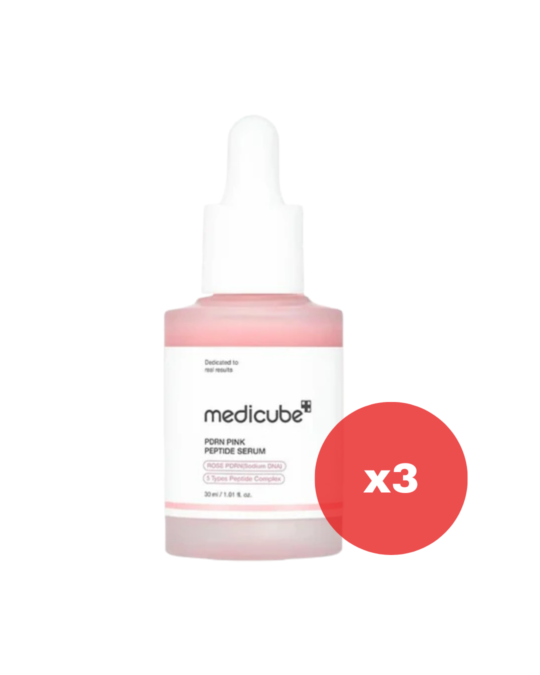 PDRN Pink Peptide Serum - 3 pzas (Suero Hidratante y Reafirmante)