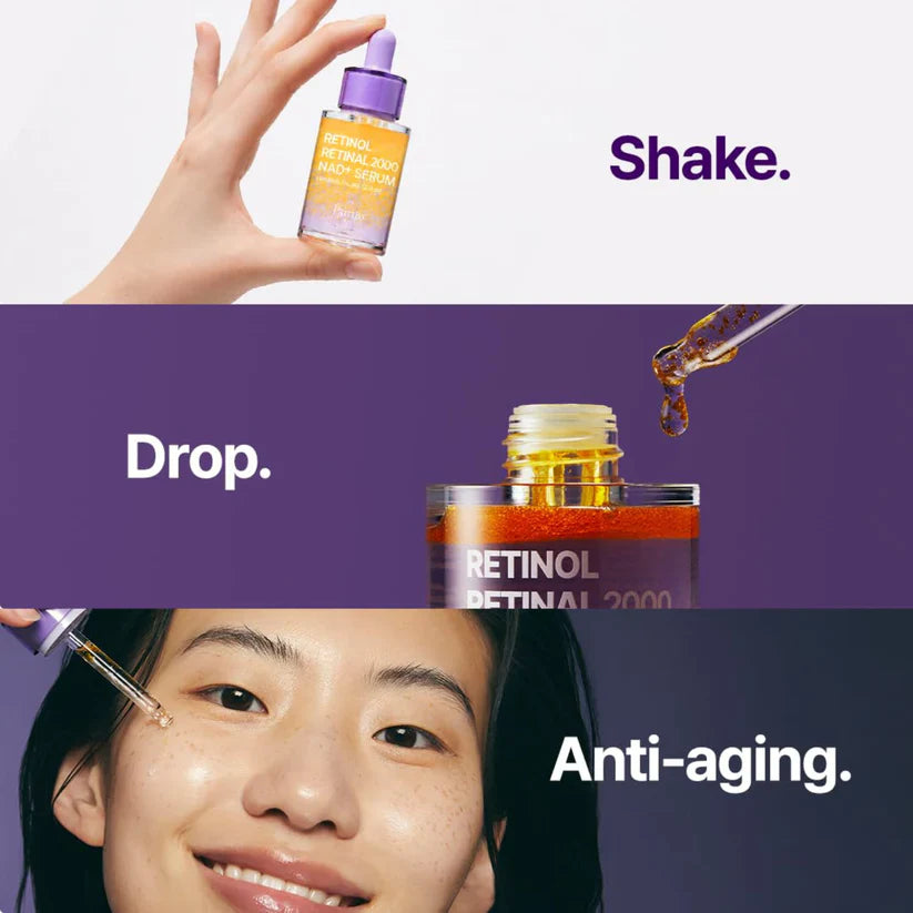 Retinol Retinal 2000 NAD+ Serum (Suero Antiedad de Vitamina A)