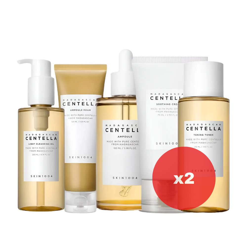 Madagascar Centella Travel Kit Full Size - 2 kits (Kit Rutina Completa)