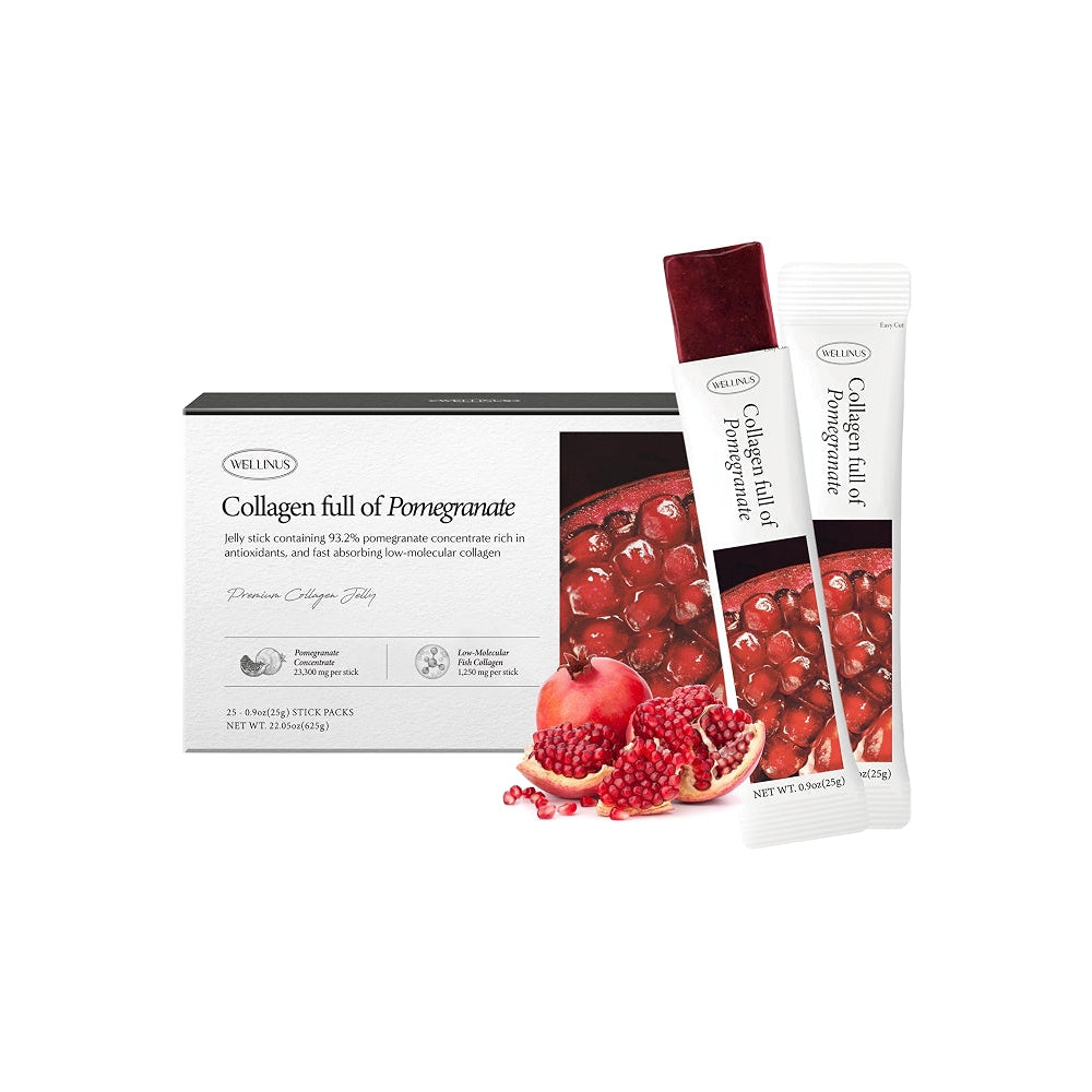 Collagen Full of Pomegranate Collagen Stick Jelly (Colágeno Comestible en Gelatina)