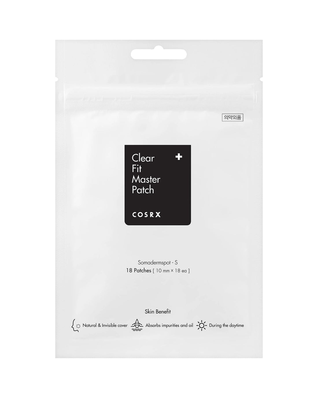 COSRX · Clear Fit Master Patch · 18 pzas del mismo tamaño