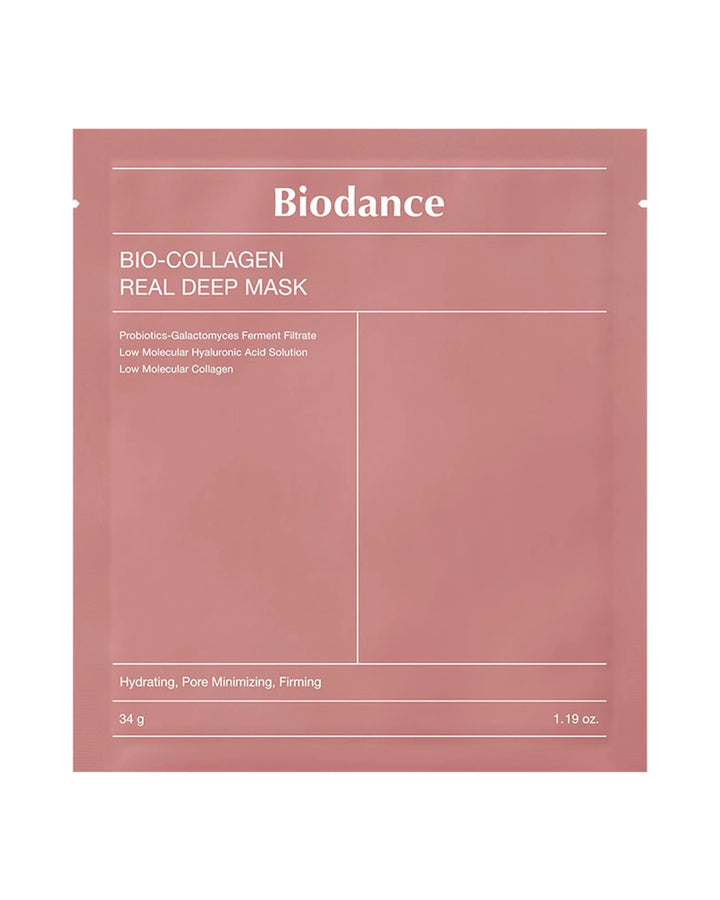 Biodance · Bio-Collagen Real Deep Mask · Una mascarilla de 34 g