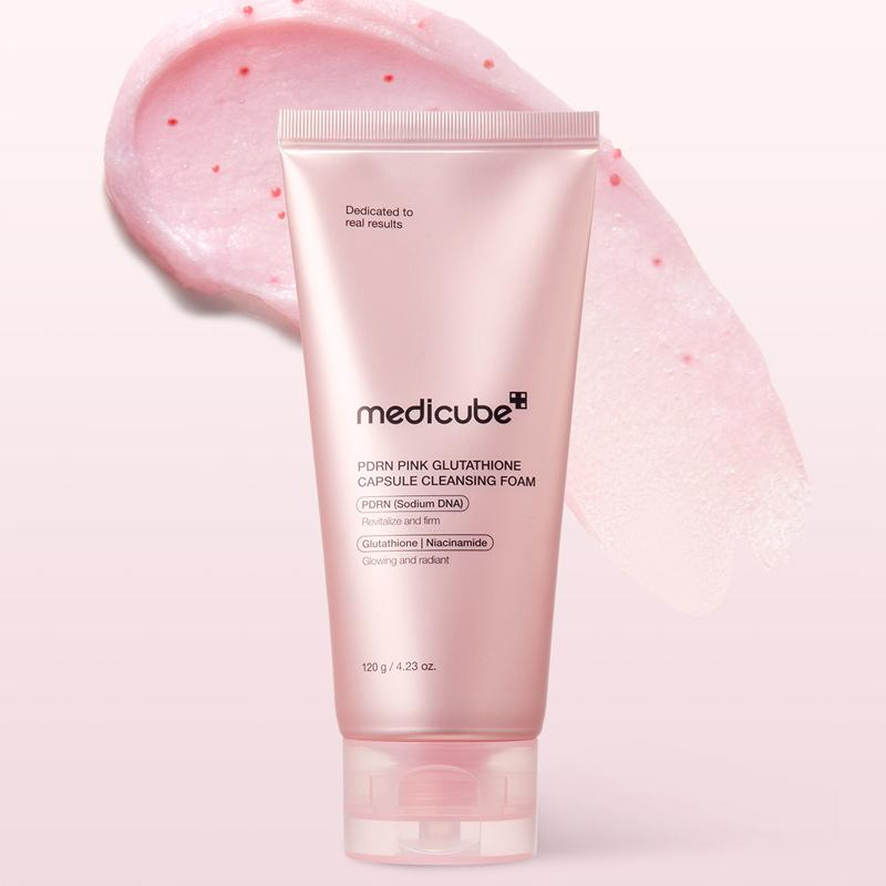 PDRN Pink Glutathione Capsule Cleansing Foam (Limpiador Facial en Espuma)