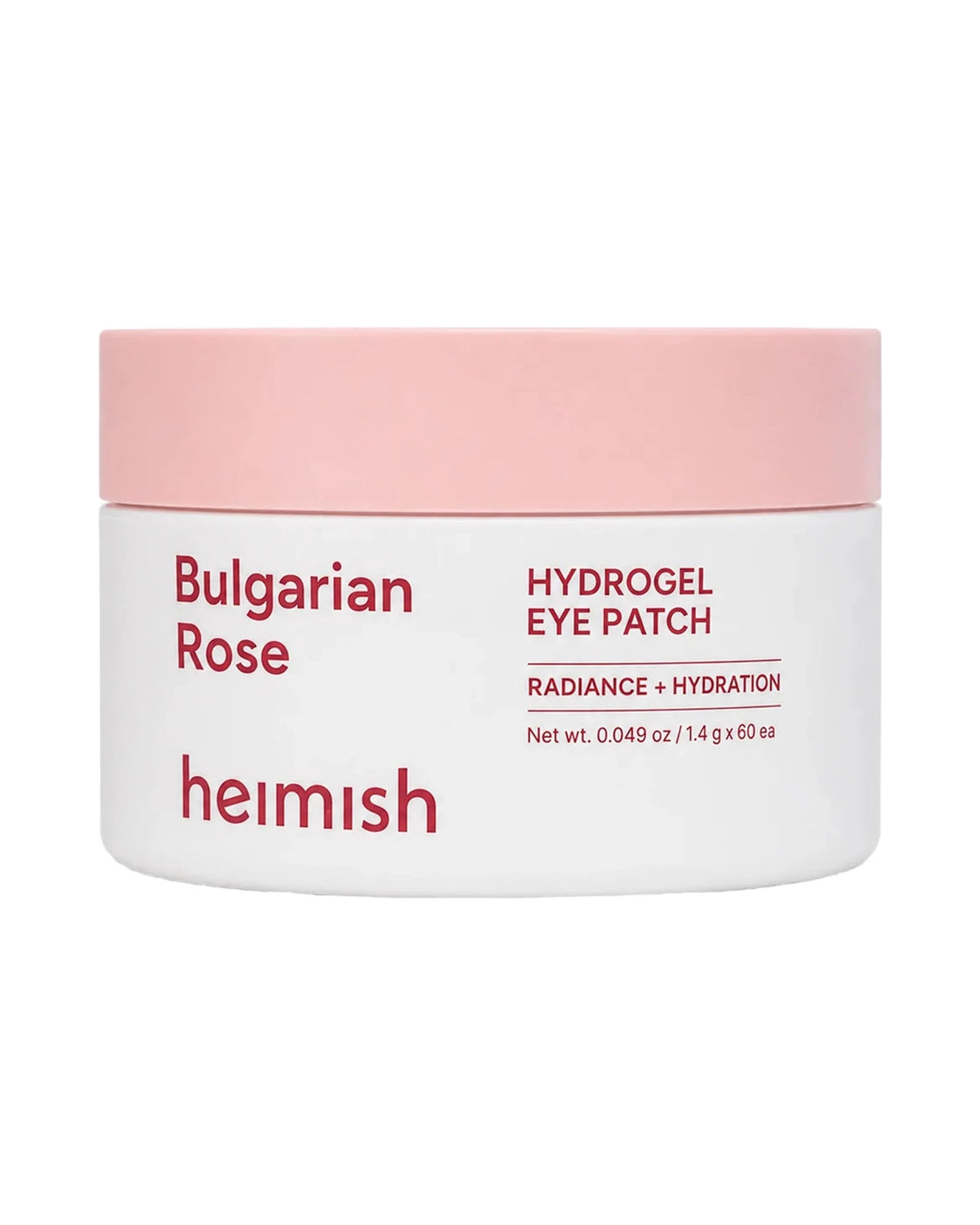 Heimish · Bulgarian Rose Hydrogel Eye Patch · 1.4 g x 60 pzas