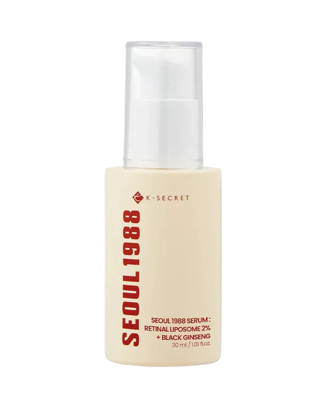 K-Secret · SEOUL 1988 Serum : Retinal Liposome 2% + Black Ginseng · 30 ml