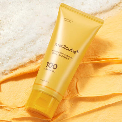 Kojic Acid Turmeric Duo: Toning  Cleanser + Serum - 2 duos (Kit Limpieza Hidratante)