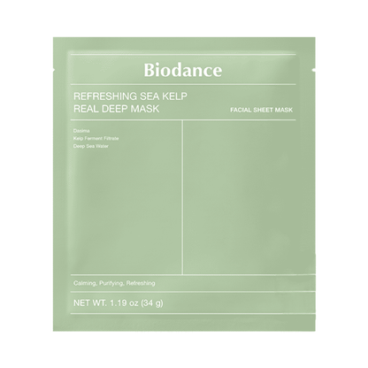 Refreshing Sea Kelp Real Deep Mask (Mascarilla Calmante y Purificante)