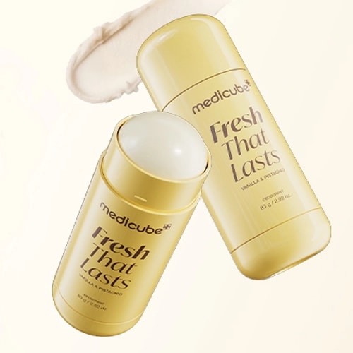 Medicube · Vanilla &amp; Pistachio Deodorant · textura
