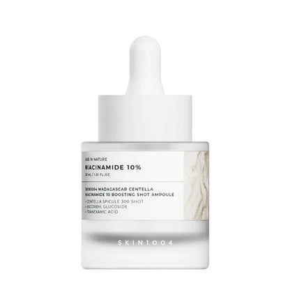 Madagascar Centella Niacinamide 10 Boosting Shot Ampoule (Suero Iluminador para Poros)