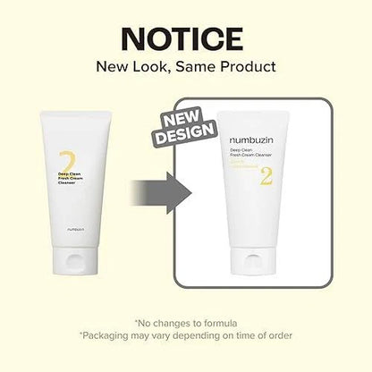 No.2 Deep Clean Fresh Cream Cleanser (Limpiador Facial)