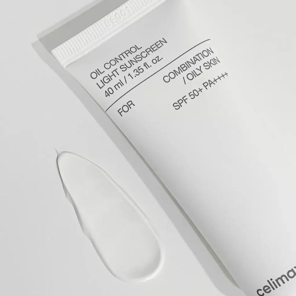 Celimax · Oil Control Light Sunscreen · textura